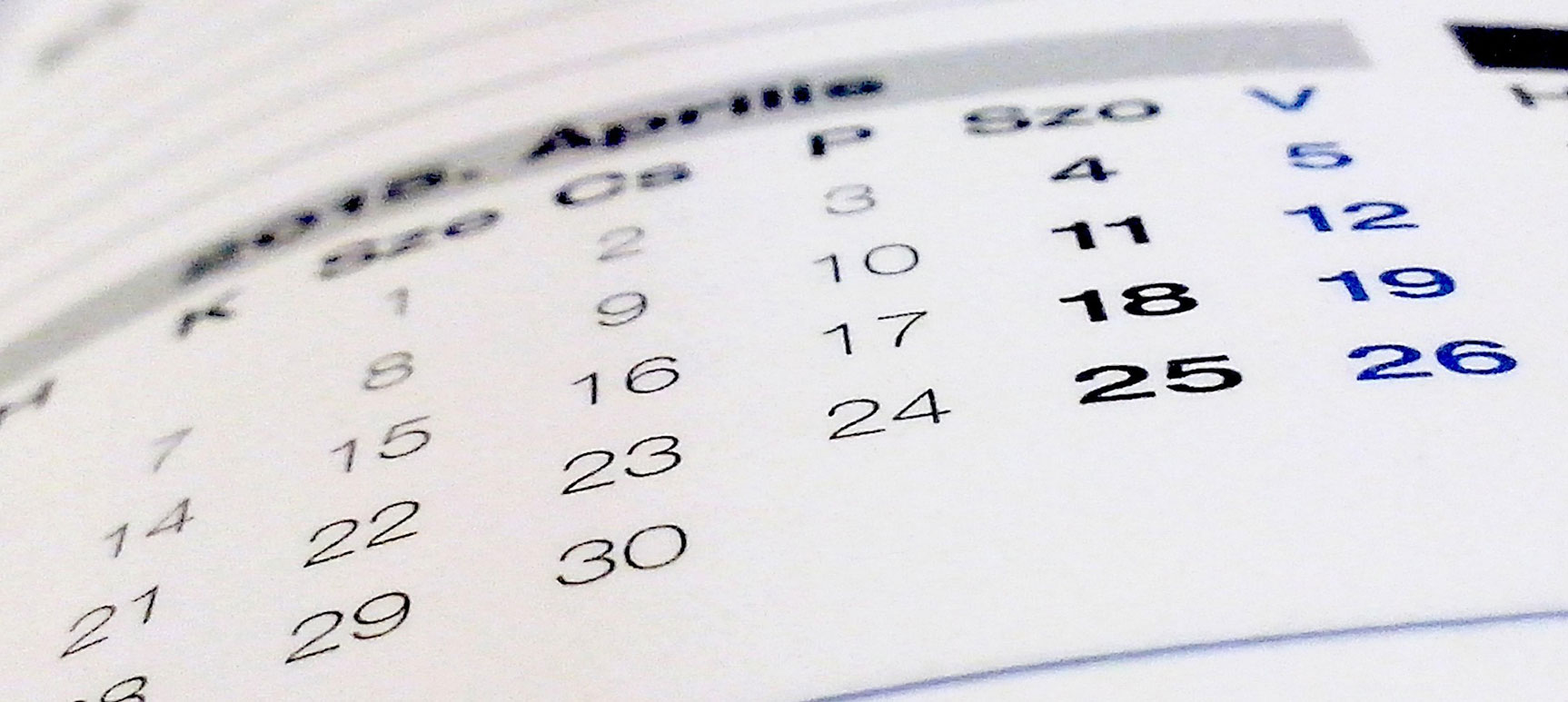 Financial Calendar 2025