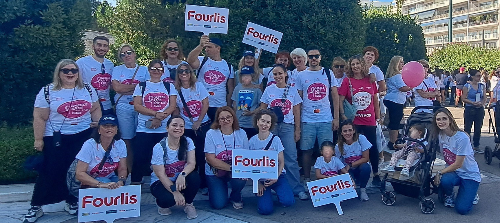 Ο Όμιλος FOURLIS στήριξε για ακόμα μία χρονιά τη διοργάνωση Greece Race for the Cure®